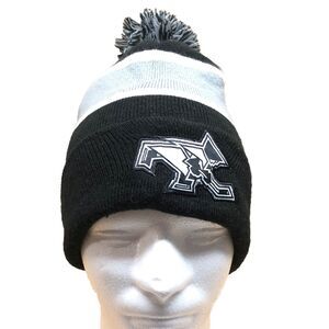 Providence College Friars Hockey Beanie Hat Cap Winter Pom PC Black Gray Logo